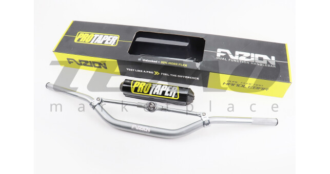 Кермо PROTAPER d-28 мм L-813 мм з буфером сірий - фото 1