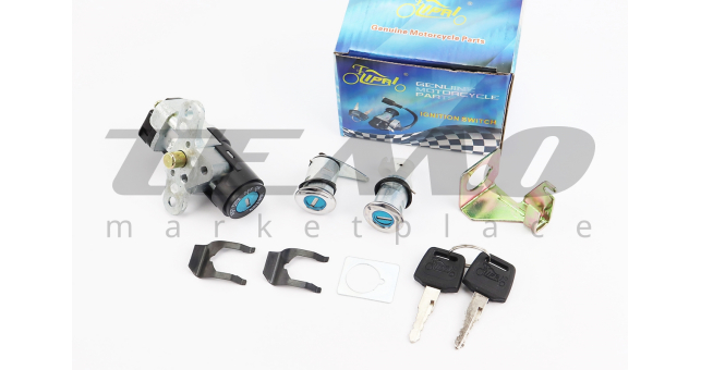 Замки к-кт Honda DIO ZX AF35 (3 контакту) з діодом - фото 1