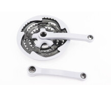 Шатуни "квадрат" 170мм, 48.38.28T MTB, сірі "вузький" GR 01 (можливі потертості)