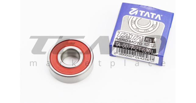 Підшипник переднього колеса TATA 6201 RS 12x32x10 - фото 1
