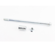 Вісь колеса заднього d15mm; L260mm + втулка, гайка