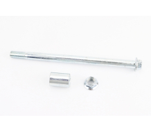 Вісь заднього колеса d15mm; L230mm + втулка, гайка