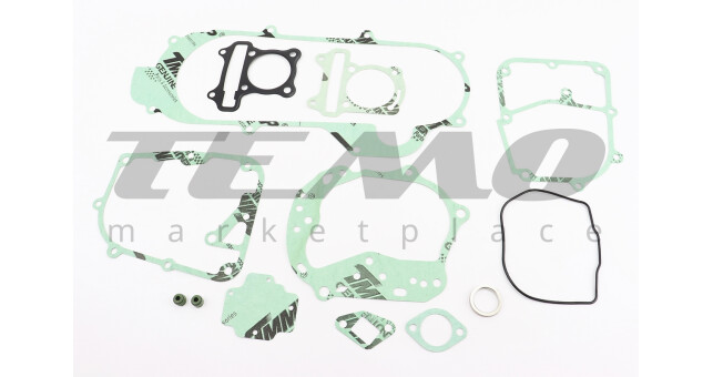 Прокладки двигателя 100cc-50мм, к-кт 13 деталей, короткий вариатор (металл) - фото 1