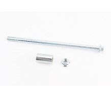 Вісь переднього колеса d12mm; L243mm + втулка, гайка