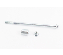 Вісь переднього колеса d10mm; L180mm + втулка, гайка