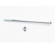 Вісь колеса переднього (під алюм. диск) d12mm; L210mm + гайка