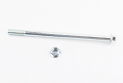 Вісь колеса переднього (під алюм. диск) d12mm; L210mm + гайка - фото 1