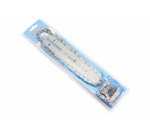 Шина 6"-1,1mm 1/4" 36зв L-18см + цепь 1/4"-1,1mm-36зв. круг. зуб-2шт, на блистере