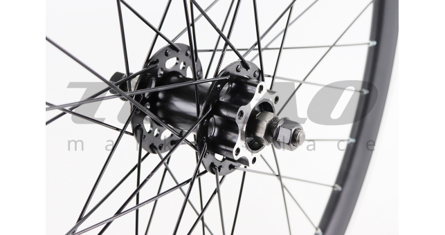 Колесо 24&quot; переднє Disk-brake, обід алюмінієвий, втулка 14Gx36H, кріпл. гайка, &quot;GRAVITY&quot; (можл. подряпини) - фото 3