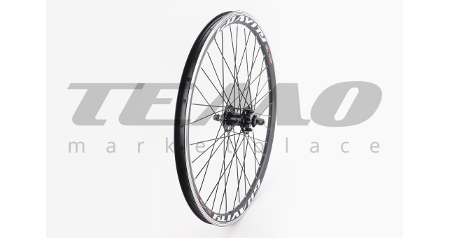 Колесо 24&quot; переднє Disk-brake, обід алюмінієвий, втулка 14Gx36H, кріпл. гайка, &quot;GRAVITY&quot; (можл. подряпини) - фото 1