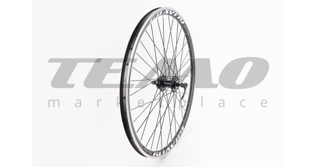 Колесо 27,5&quot; переднее Disk-brake, обод &quot;капля&quot; и втулка 14Gx36H алюминиевые NECO MS31F, крепл. эксцентрик, &quot;GRAVITY&quot; - фото 2