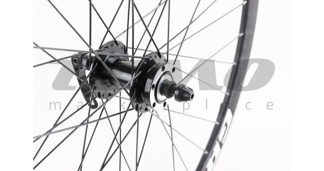 Колесо 27,5&quot; переднее Disk-brake, обод &quot;капля&quot; и втулка 14Gx36H алюминиевые NECO MS31F, крепл. эксцентрик, &quot;GRAVITY&quot; - фото 3