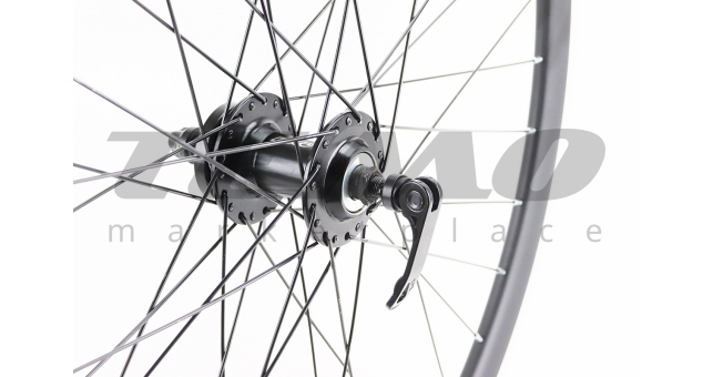 Колесо 27,5&quot; переднее Disk-brake, обод &quot;капля&quot; и втулка 14Gx36H алюминиевые NECO MS31F, крепл. эксцентрик, &quot;GRAVITY&quot; - фото 4