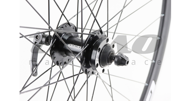 Колесо 29&quot; переднее Disk-brake, обод &quot;капля&quot; и втулка 14Gx36H алюминиевые NECO MS37F, крепл. эксцентрик, &quot;GRAVITY&quot; - фото 3