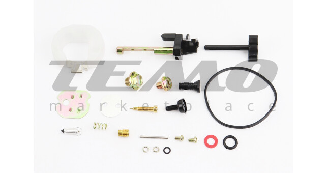 Ремонтний комплект карбюратора 173F/177F/182F/188F/190F, 22 деталі+поплавок, Тип 1 - фото 1