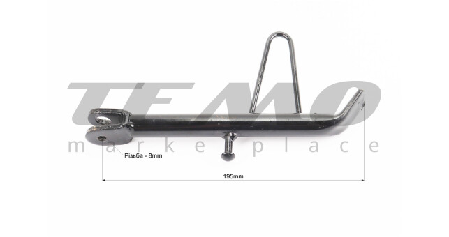 Підніжка бічна 195mm, тип 3 - фото 2