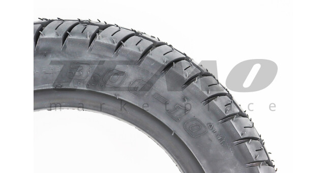 Шина для мотоцикла KUROSAWA 3.00-10 бескамерная шипованная L-615 - фото 2