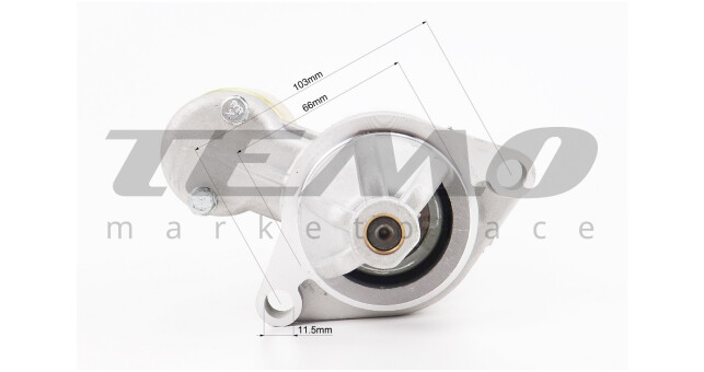 Стартер електричний PRC 178F/186F ліве обертання - фото 3