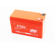 Мото аккумулятор FIBI 12 Вольт 7Ah OT7-12 кислотный