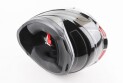 Шолом для мотоцикла інтеграл закритий BLD M62 S 55-56 см Чорний - фото 2
