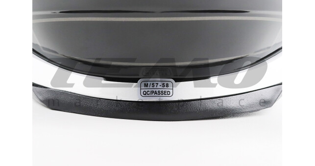 Шолом для мотоцикла інтеграл закритий BLD M62 М 57-58 см Чорний - фото 7