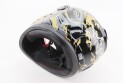 Шлем для мотоцикла интеграл закрытый BLD М65 М 57-58 см ЧЕРНЫЙ/ЗОЛОТИСТО-СЕРЫЙ "Totem" - фото 2