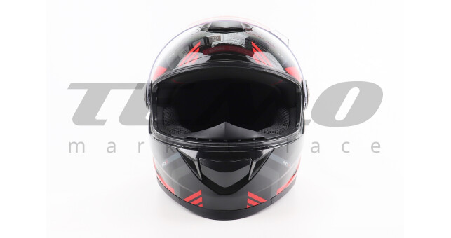 Шолом для мотоцикла інтеграл закритий BLD М65 L 59-60 см Чорний - фото 5