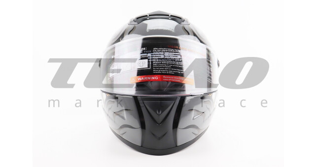 Шолом для мотоцикла інтеграл закритий + окуляри BLD М61 S 55-56 см Сірий - фото 4