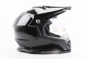 Шолом для мотоцикла кросовий ендуро АТV зі склом BLD 819-7 L 59-60 см Чорний глянець - фото 3