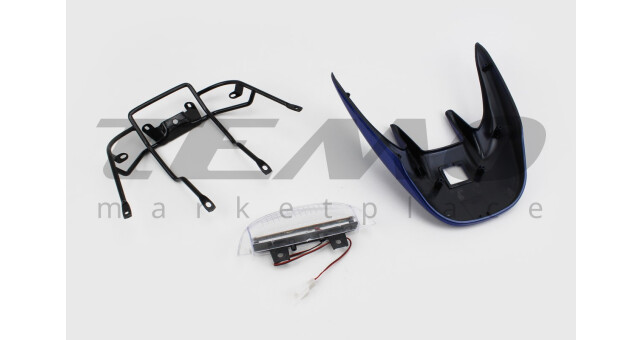 Пластик спойлер + кріплення + ліхтар Honda DIO AF35 синій - фото 2