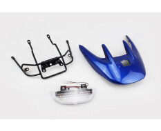 Пластик спойлер + крепление + фонарь Honda DIO AF35 синий