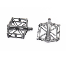 Педалі BMX 9/16" (108x106x20mm), 2 пром-підшипники, алюмінієві, чорні AL10