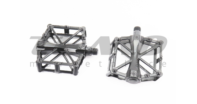 Педали BMX 9/16&quot; (108x106x20mm), 2 пром-подшипника, алюминиевые, чёрные AL10 - фото 1