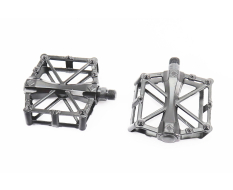 Педали BMX 9/16" (108x106x20mm), 2 пром-подшипника, алюминиевые, чёрные AL10