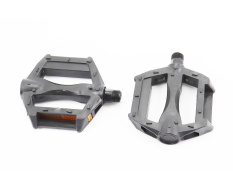 Педали BMX 9/16" (111x99x23mm) пластиковые, чёрные 205 DU