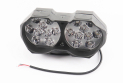 Фара подвійна додаткова світлодіодна вологозахисна - 18 LED, (146*62mm) з кріпленням, тип 2 - фото 1