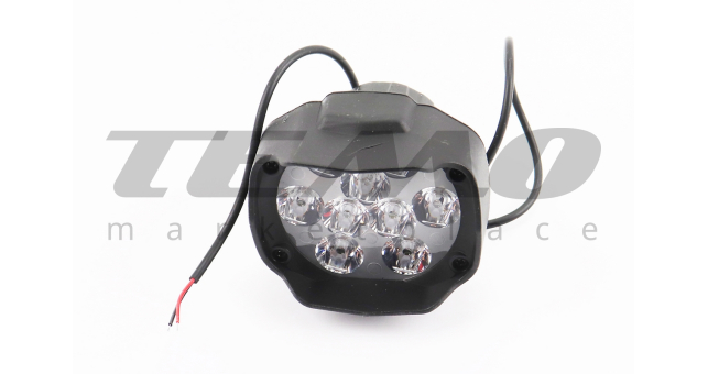 Фара додаткова світлодіодна вологозахисна - 9 LED, (??*??mm) з кріпленням - фото 1