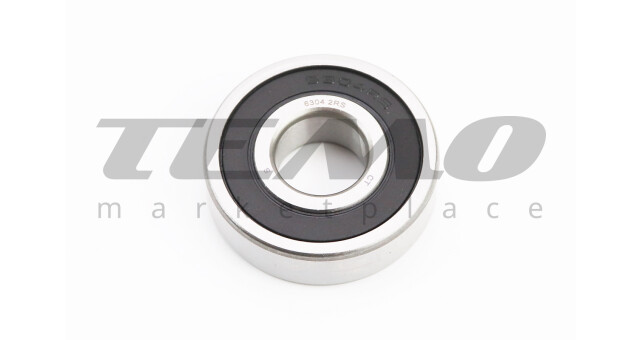 Подшипник 6304 2RS 20x52x15 - фото 1