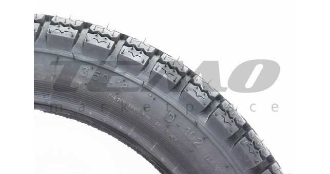 Шина для мотоцикла 3.50-18 шипована D-102 - фото 2