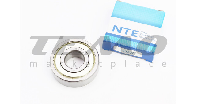 Подшипник NTE 6304 ZZ 20x52x15 Словакия - фото 1
