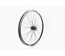 Колесо 27,5" переднє Disk-brake, обід та втулка 14Gx36H алюмінієві, кріпл. гайка, "GRAVITY"