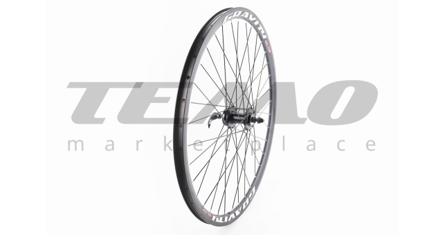 Колесо 27,5&quot; переднє Disk-brake, обід &quot;крапля&quot; та втулка 14Gx36H алюмінієві NECO MS31F, кріпл. ексцентрик, &quot;GRAVITY&quot; - фото 1