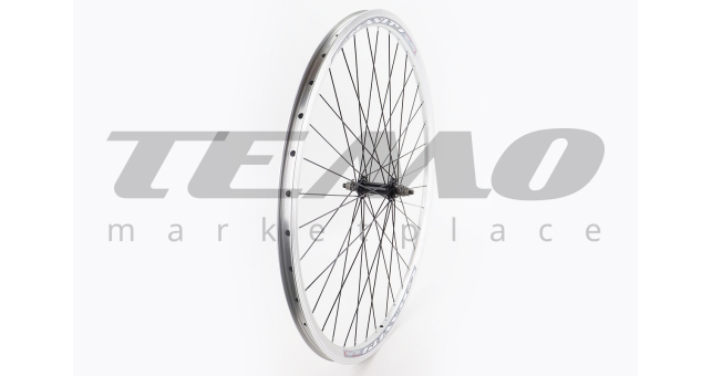 Колесо 28&quot; переднє V-brake, обід &quot;крапля&quot; алюмінієвий, втулка 14Gх36H, кріпл. гайка, &quot;GRAVITY&quot; - фото 1