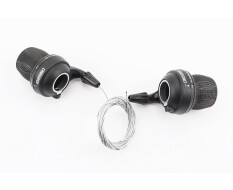 Перемикачі (грипшифт) 3x7 швидкості, чорні CR-SH100