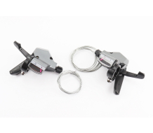 Перемикачі (грипшифт) 3x8 швидкості, чорні SL-KD-30