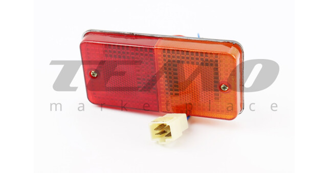 Фонарь задний (стоп/поворот) DongFeng 240/244 Тип 1 - фото 1