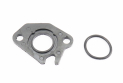 Прокладка патрубка карбюратора Honda DIO AF34 / 35 (пластмас) d-18mm + манжет - фото 1
