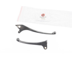 Важелі керма лівий, правий к-кт 2шт (під диск. / барабан. гальмо) Honda DIO, чорні