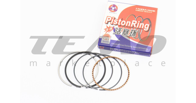 Кольца поршневые HAORUN 125cc 54 мм STD - фото 1