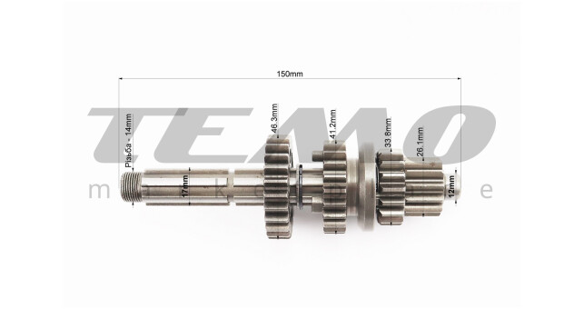 Коробка передач Active два вала с шестернями первичный вал 150 мм - фото 4